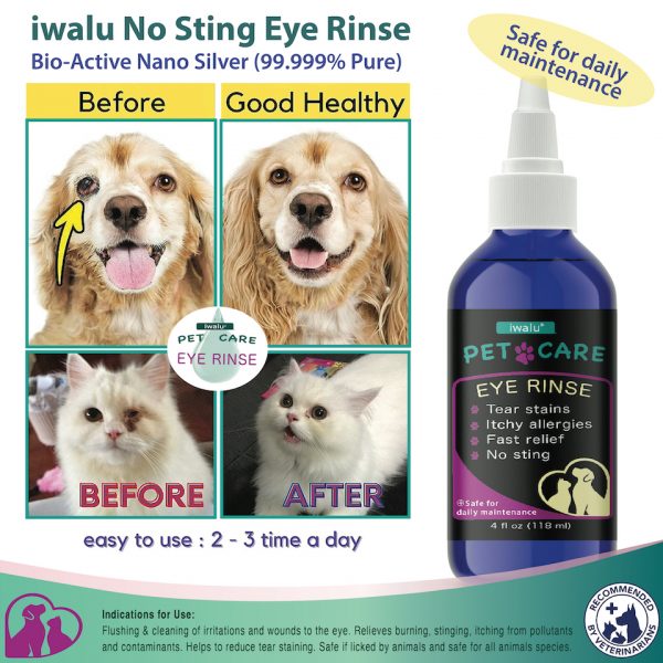 amazon dog cat eye drops wash eye infection treatment wipes cleaner