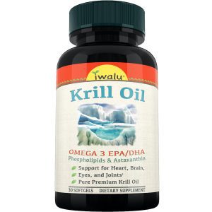 Antarctic Krill Oil Omega 3 6 9 Astaxanthin EPA DHA Fatty Acid Supplement Non Fish Oil